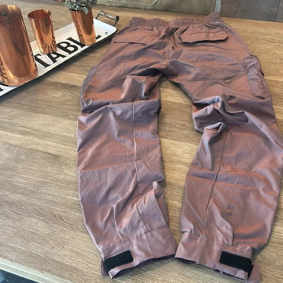Mens Polyester Cargo Pants Medium - Picture 11 of 12